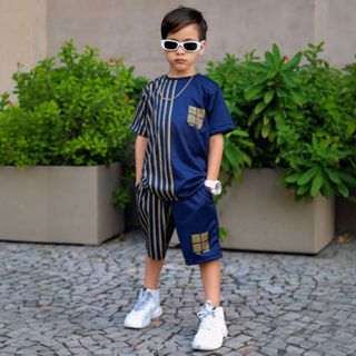 Conjunto Masculino Menino Listra Marinho Juvenil Dry Fit em Oferta na Shopee