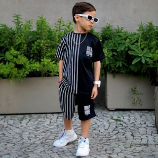 Conjunto Masculino Infantil Menino Juvenil em Oferta na Shopee