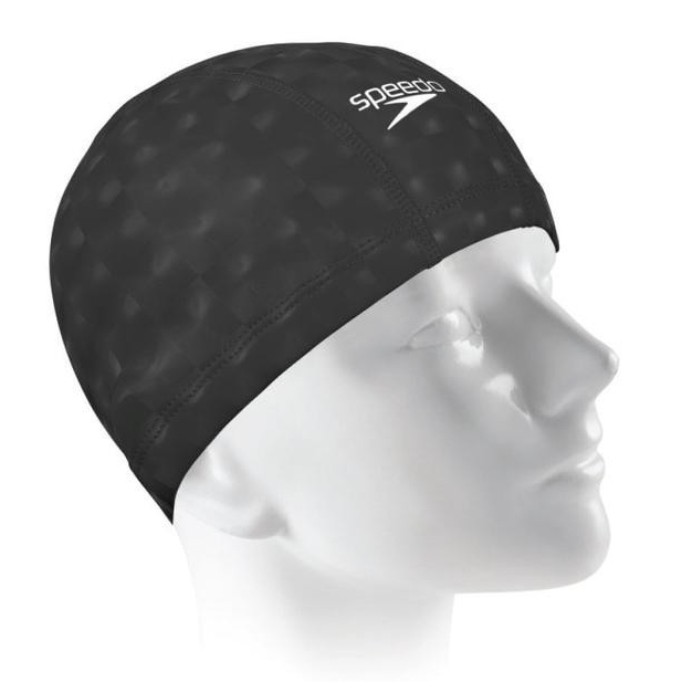Touca De Natação Adulto Em Tecido Ultra Confortável Comfort 3D Cap Speedo - PRETO