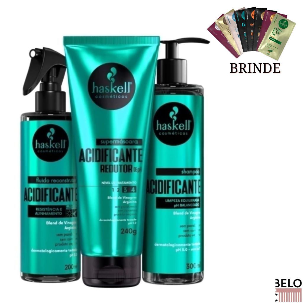 Kit Acidificante - Haskell em Oferta na Shopee