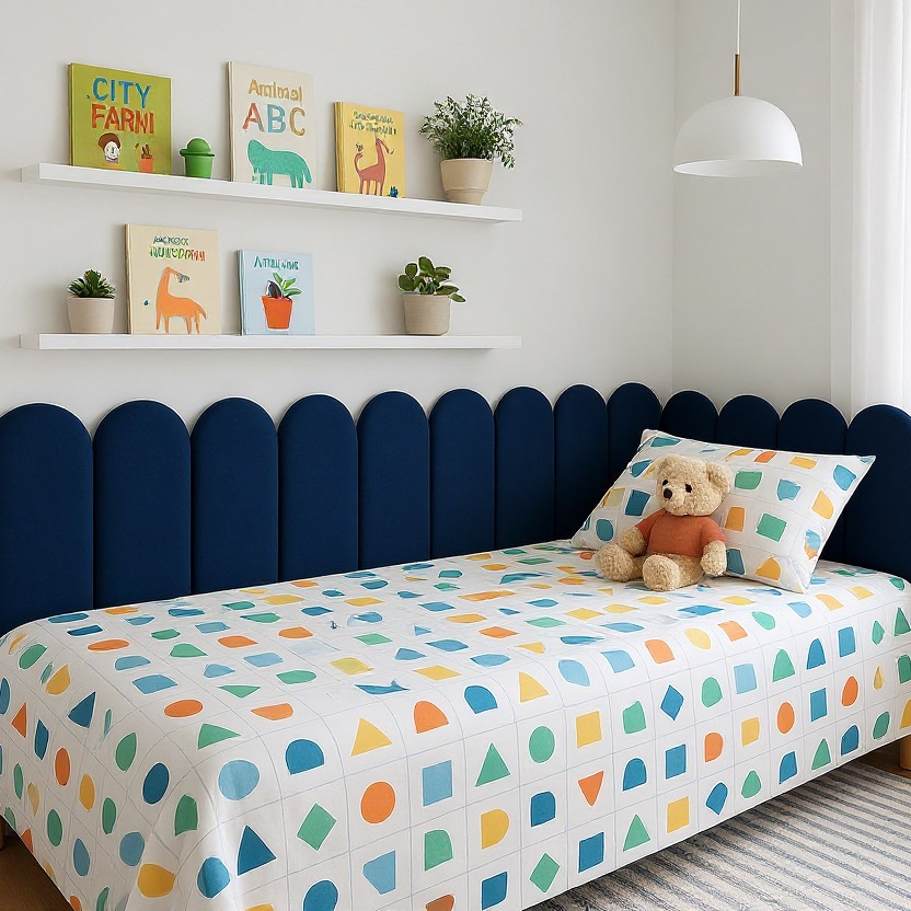 Kit Cabeceira de Cama Nuvem Estofada Modular