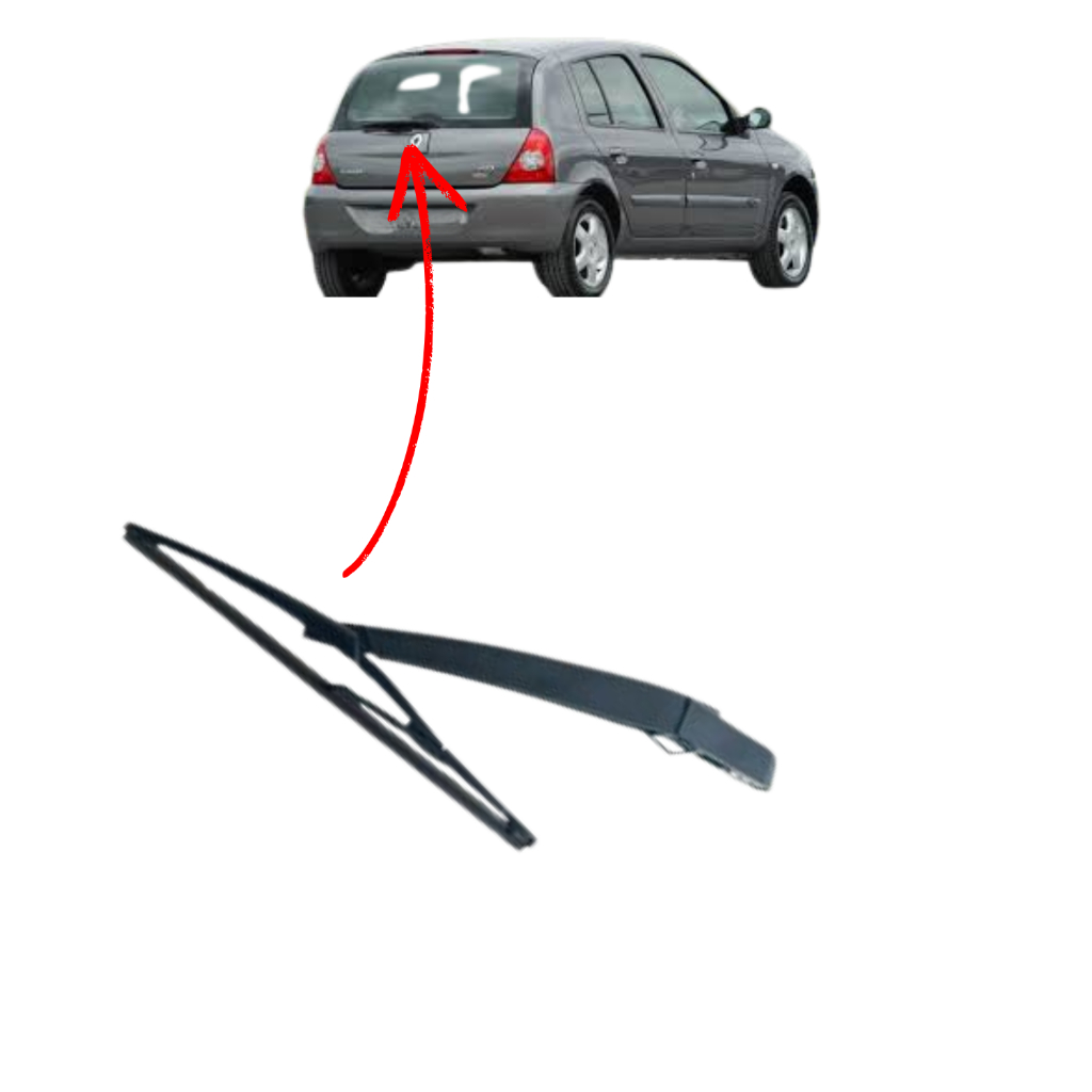 BRACO LIMPADOR COM PALHETA TRASEIRA CLIO 2000 a 2012 em Oferta na Shopee