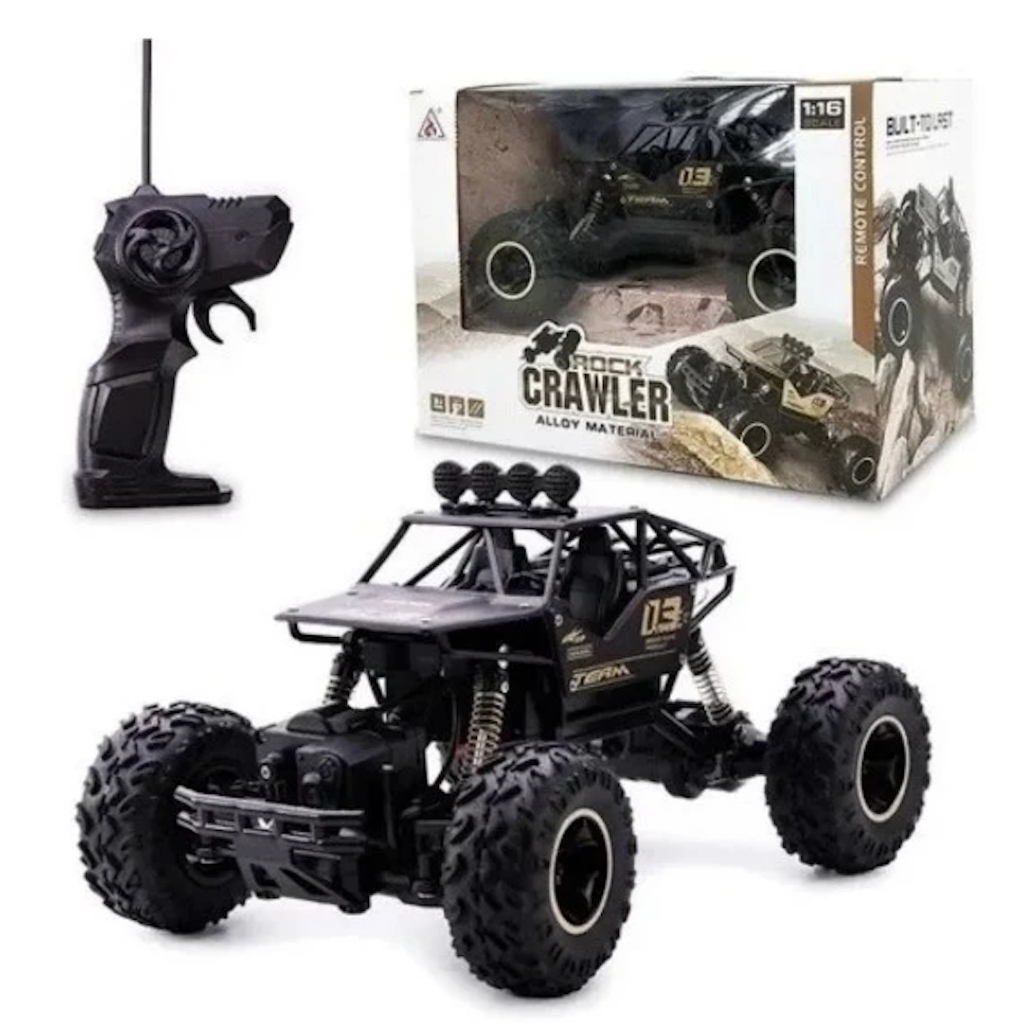 Carrinho Controle Remoto 4x4 Monster Truck Rock Crawler Rc Presente Natal Barato Promocao