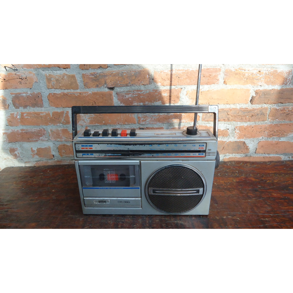 com defeito antigo radio toca fitas am fm cce cr 380
