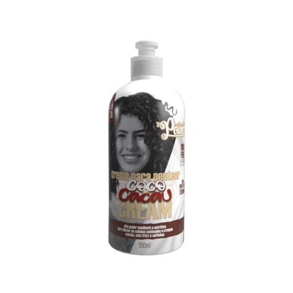 Creme de Pentear Soul Power Côco e Cacau Cream 500ml em Oferta na Shopee