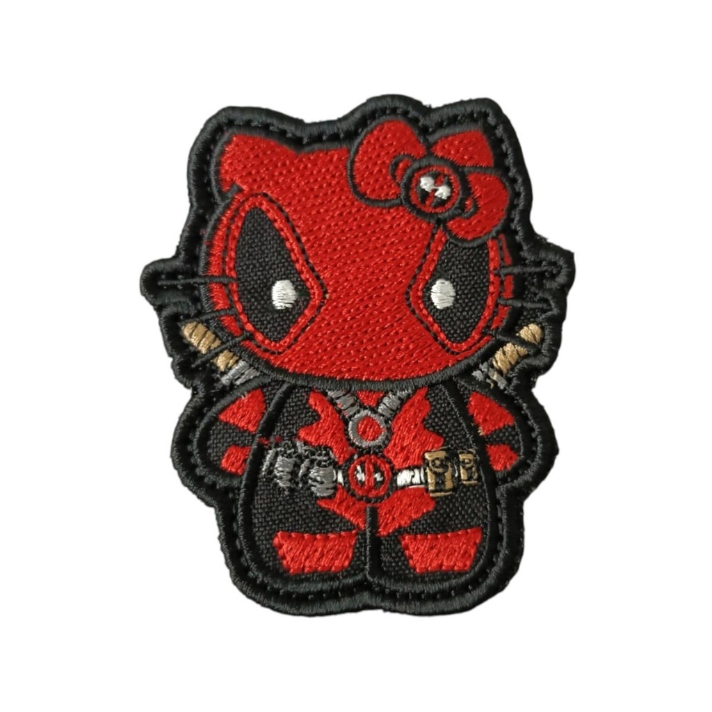 Patch Emblema Hellopool Bordado com Velcro Airsoft Paintball - Ponto Militar
