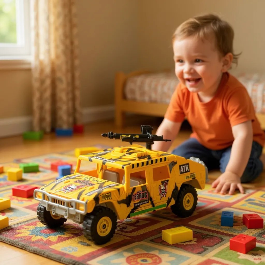 Brinquedo Carrinho SOS Commandos Gulliver - Atk 4x4 Crusher Boneco Acessórios
