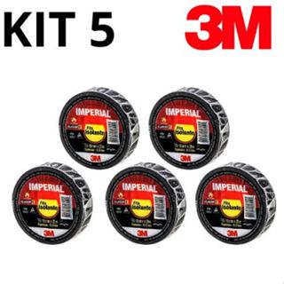 Kit 5 Fita Isolante Antichama Imperial 3M 20 Metros em Oferta na Shopee