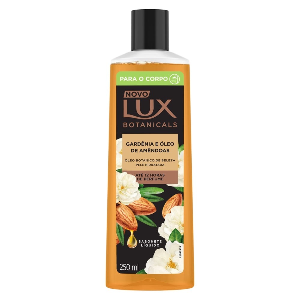 Sabonete Líquido Lux Botanicals Gardênia E Óleo De Amêndoas Com 250ml em Oferta na Shopee