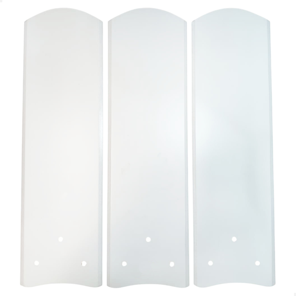 Conjunto 3 Hélices Pá Ventilador De Teto Ventisol Branca mdf Wind Light fenix sunny aires petit