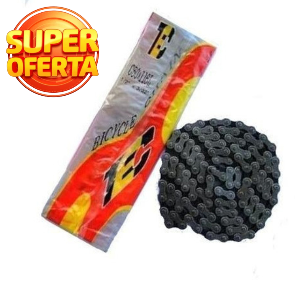 Corrente Fina 116 Elos C30 Tec Bike MTB em Oferta na Shopee