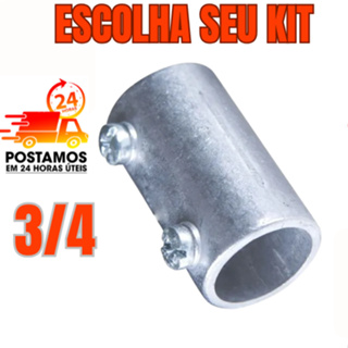 UNIDUT LUVA DE EMENDA 3/4 DE ALUMINIO PARA ELETRODUTOS LUVA COM PARAFUSO UNIDUT RETO em Oferta na Shopee