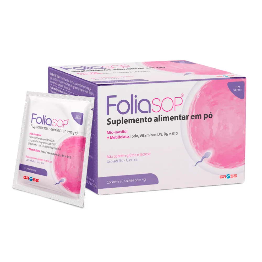 Suplemento Alimentar Folia Sop 4g com 30 sachês em Oferta na Shopee