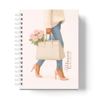 Planner 2026 A5 – Agenda Feminina com Capa Dura, Financeiro e Organização - Minimalista Planner Meta em Oferta na Shopee