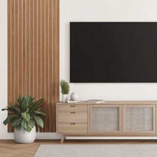 Placas Painel Ripado de Parede em MDF Autocolante - Envio Imediato - Premiun Casa Decoração em Oferta na Shopee