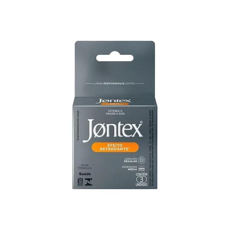 Preservativo Jontex Ereção Prolongada com 3 unidades em Oferta na Shopee