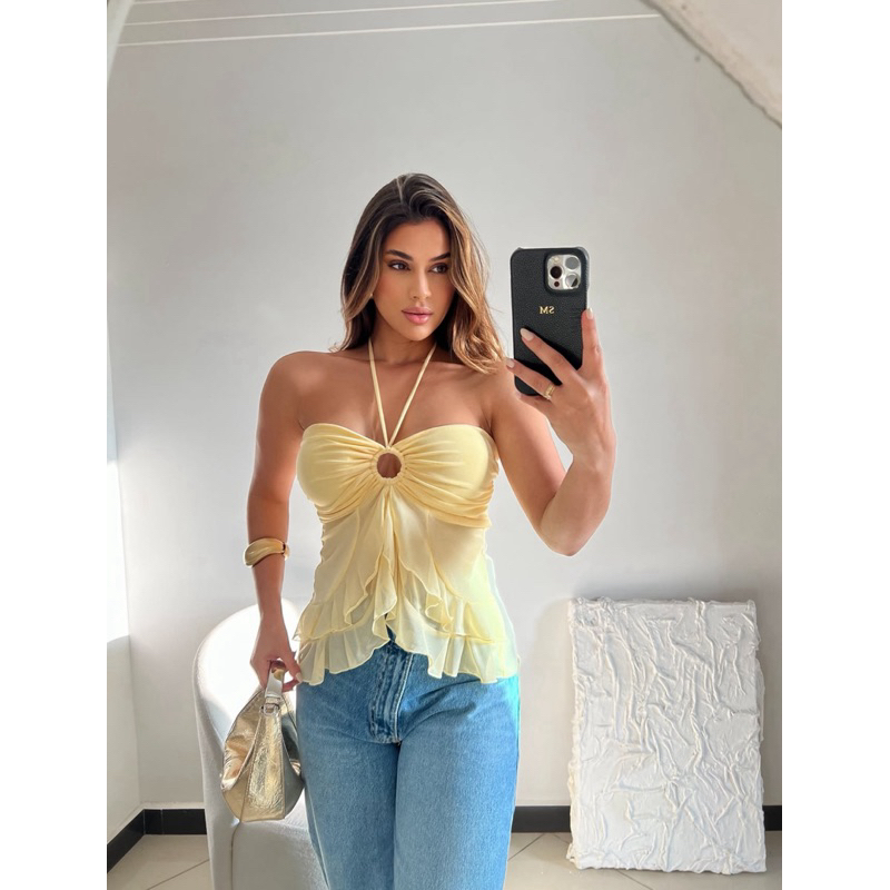 bata feminina tule, bata tomara que caia, bata com bojo, blusa feminina elegante