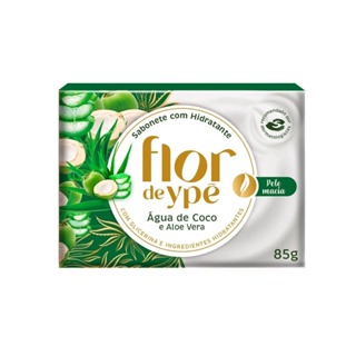 Sabonete Em Barra Flor De Ypê Água De Coco E Aloe Vera Com 85g em Oferta na Shopee