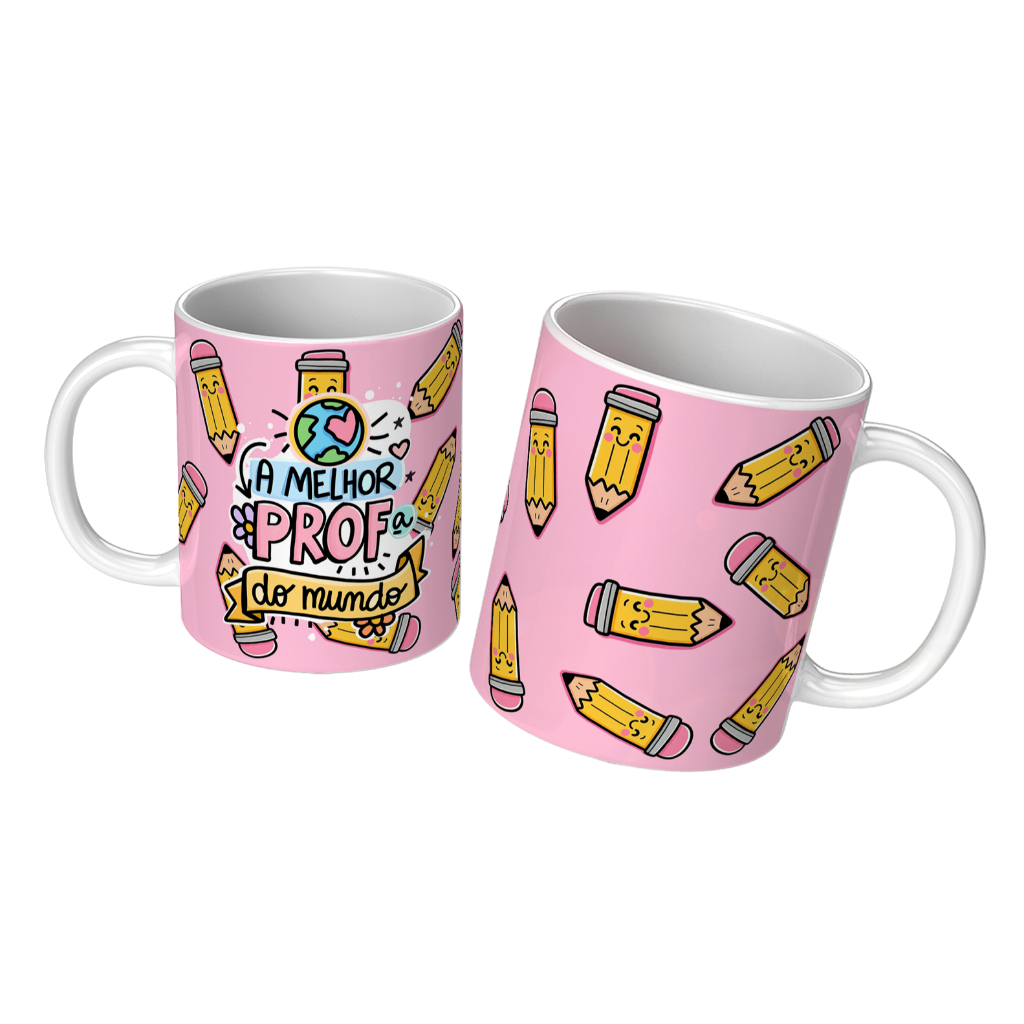 CANECA PERSONALIZADA DE PORCELANA DIA DOS PROFESSORES