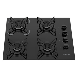 Cooktop Itatiaia 4 Bocas Essencial  - Preto em Oferta na Shopee