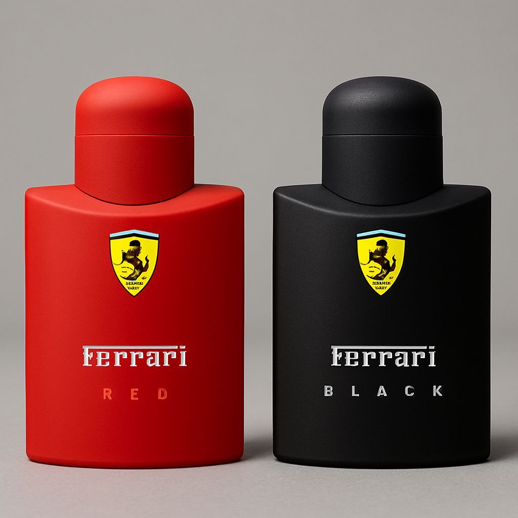 Kit Perfume Ferrari Black + Ferrari Red Original - ENVIO RÁPIDO
