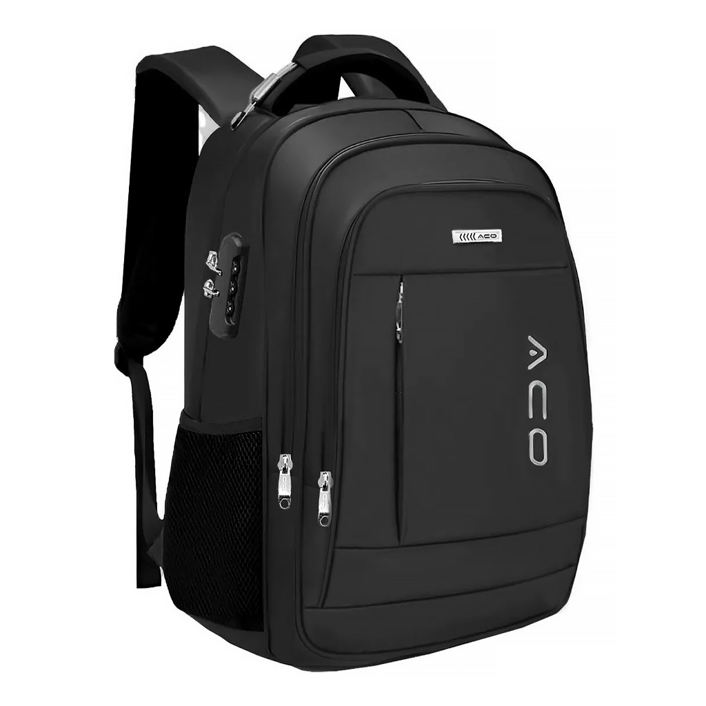 Mochila Notebook Reforçada com Entrada USB e Entrada Fone de Ouvido Impermeável Bolsa Média/Grande