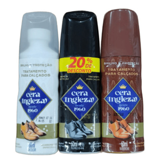 Cera Ingleza - Graxa Líquida para Calçados - marrom preta incolor em Oferta na Shopee