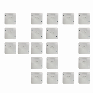 KIT 40 CAIXAS SOBREPOR PLASTICA ORGANIZADORA PARA CFTV CAMERAS em Oferta na Shopee