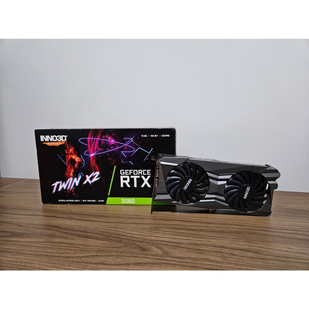 Placa de vídeo RTX 3060 Inno3D TWIN X2 12GB com Dual Fan - Usada em Excelente Estado e NF!