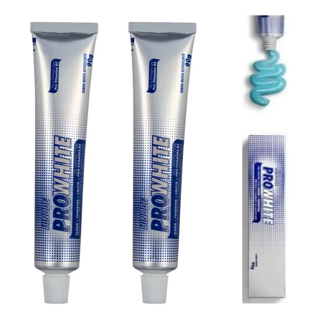 KIT 2  Gel Dental Anti Tártaro Hinode Pro White Hinode 90g PROMOÇÃO