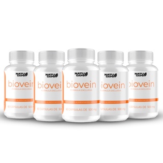5 Un Biovein - 300 caps - Fórmula Avançada - Poucas Unidades em Oferta na Shopee