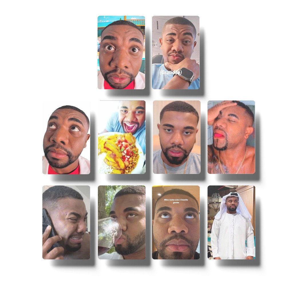 Photocard Davi brito meme Fanmade