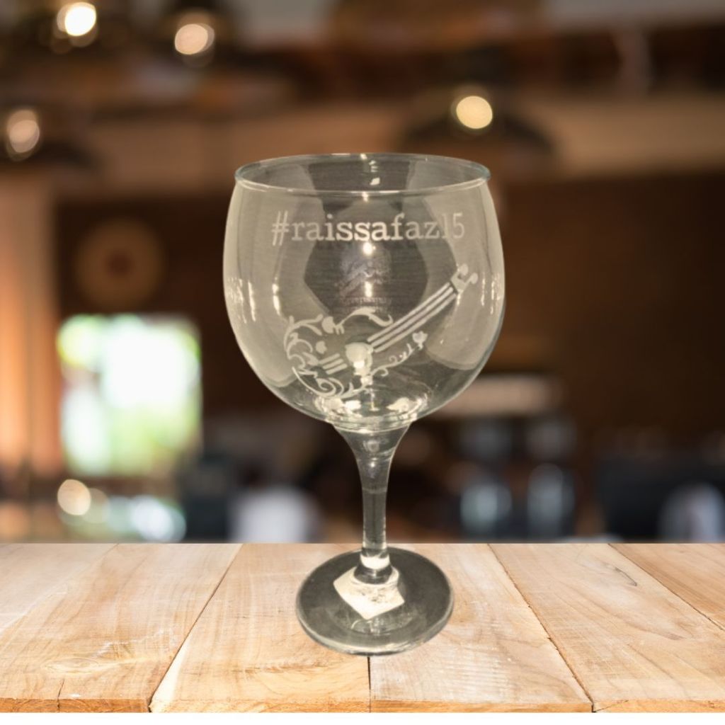 Taça De Vidro Gin 600ml Personalizado