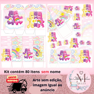 Kit c/80und lembrancinhas TEMA URSINHOS CARINHOSOS (sem nome) - Envio rápido!!! em Oferta na Shopee