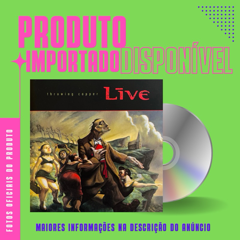CD IMPORTADO LIVE - THROWING COPPER