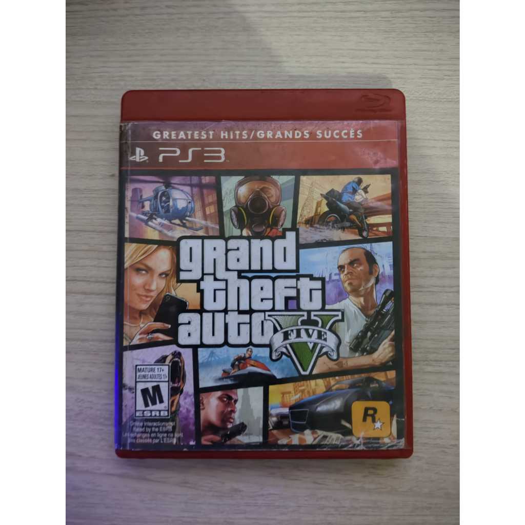 Jogo GTA 5 Original Mídia Física Ps3 - Usado