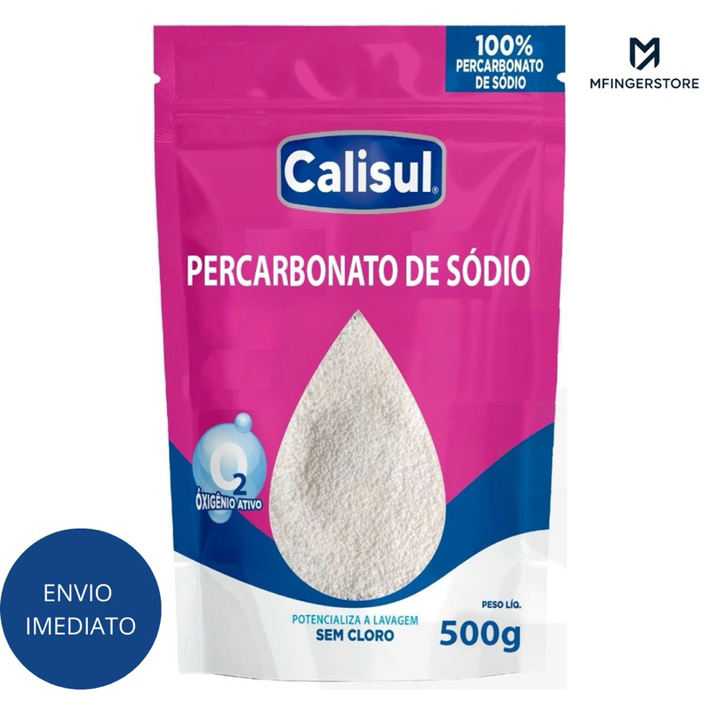 Alvejante Percarbonato De Sódio Calisul 99% Alvejante Sem Cloro Oxigênio Ativo Tira Manchas  Multiuso Limpeza Roupas C em Oferta na Shopee