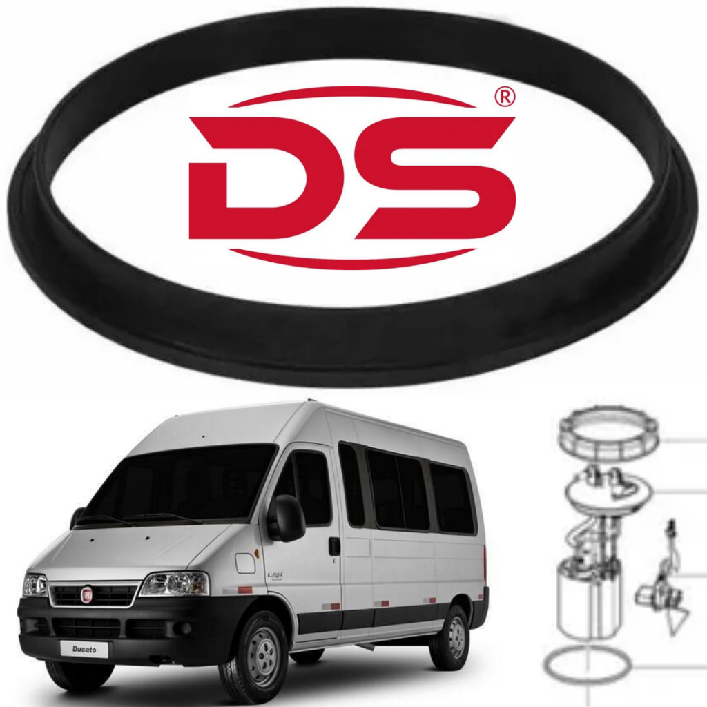 Guarnição Anel Flange Tampa Bomba Combustivel Tanque Fiat Ducato Boxer Jumper 2.8 2.3 16v DS1484