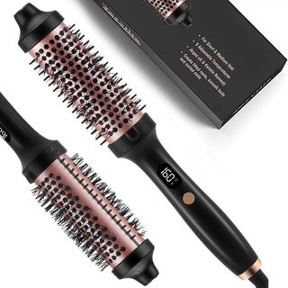 Escova Alisador Elétrica Quente Cabelo Com 2 Em1 Modelador 110V 220V