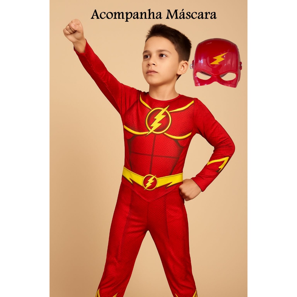 Fantasia Infantil do Flash - Comprar com Melhor Preço em Acessórios Infantis