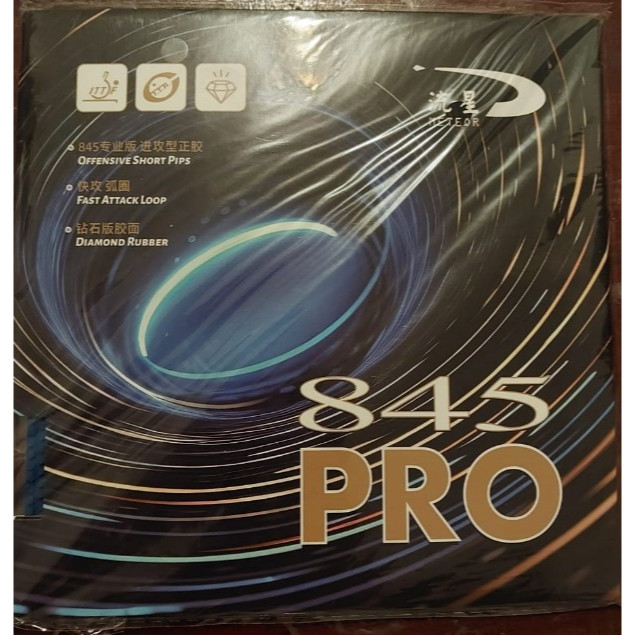 1 Borracha tênis de mesa Meteor 845 Pro (Pino Curto) cor Azul