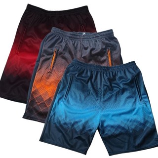 bermuda infantil/juvenil kit com 3  short casual  secagem rapida
