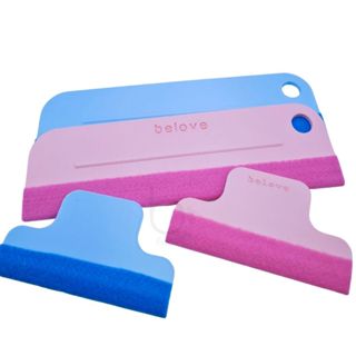 Kit Espátula Com Feltro Liso Para Aplicação Adesivo Vinil Papelaria Personalização em Oferta na Shopee