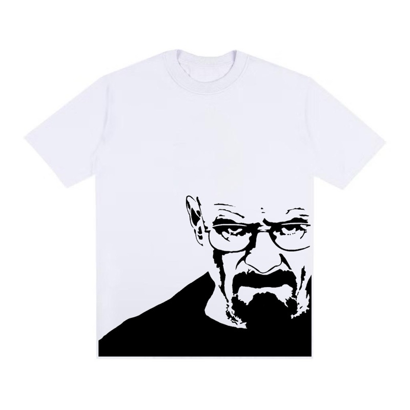 Camiseta Camisetona Unissex Estampada Streetwear Oversized Serie Filme Breaking Bad Walter White Heisenberg Nerd Geek