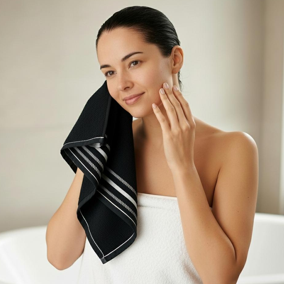 Kit 3 Toalhas de Rosto Belar 40x70cm Algodão Lavabo