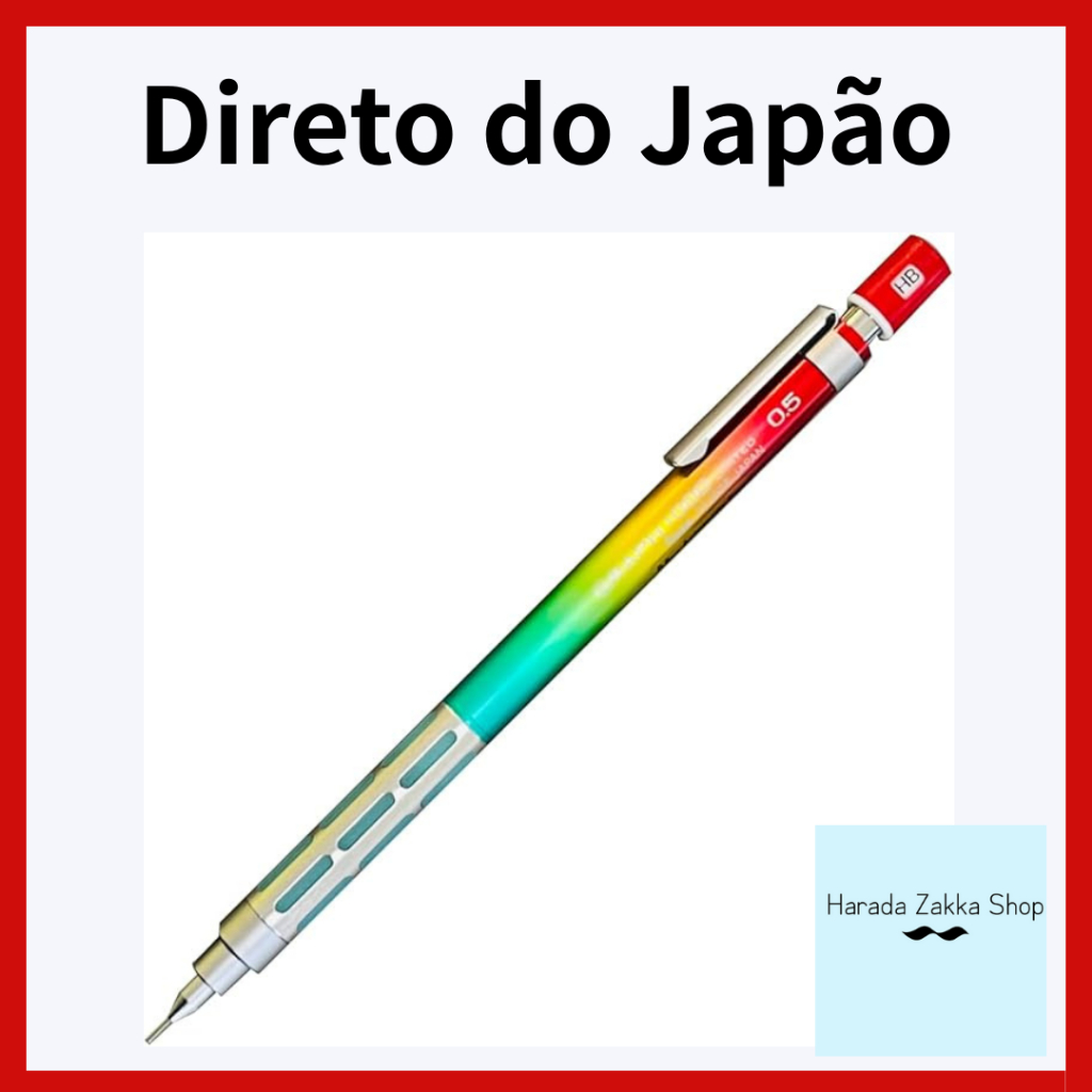 Lápis Pentel Graph 1000 0,5mm 2022 Coreia Edição Limitada Vermelho/Amarelo/Azul [Enviado diretamente do Japão]