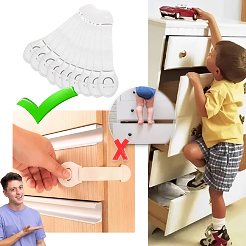 Kit 10 Und Trava Gaveta Armario Segurança Protetor Protecao Bebe em Oferta na Shopee