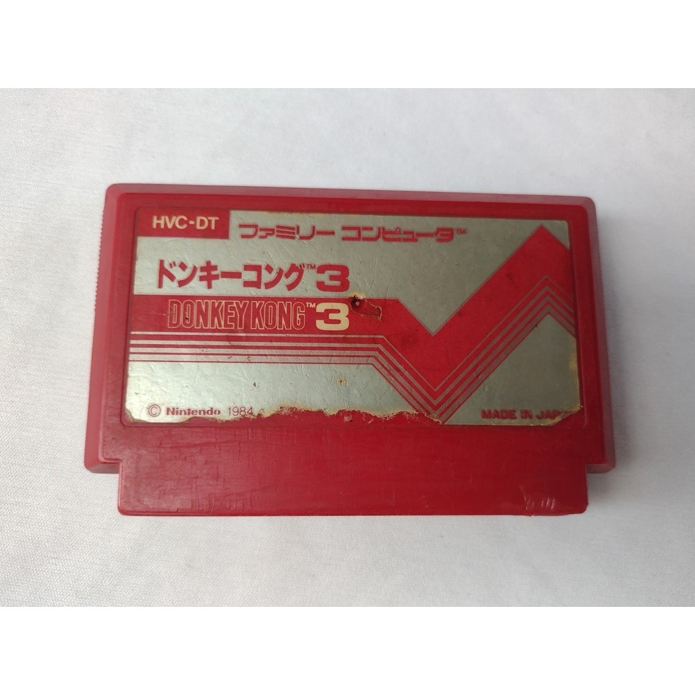 Donkey Kong 3 Cartucho Original Jp Com Desgastes Para Nes