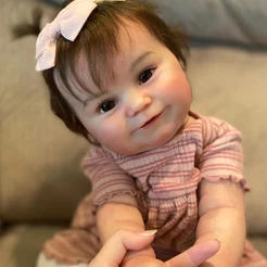 Bebê Reborn Boneca Silicone 48cm Maddie Realista