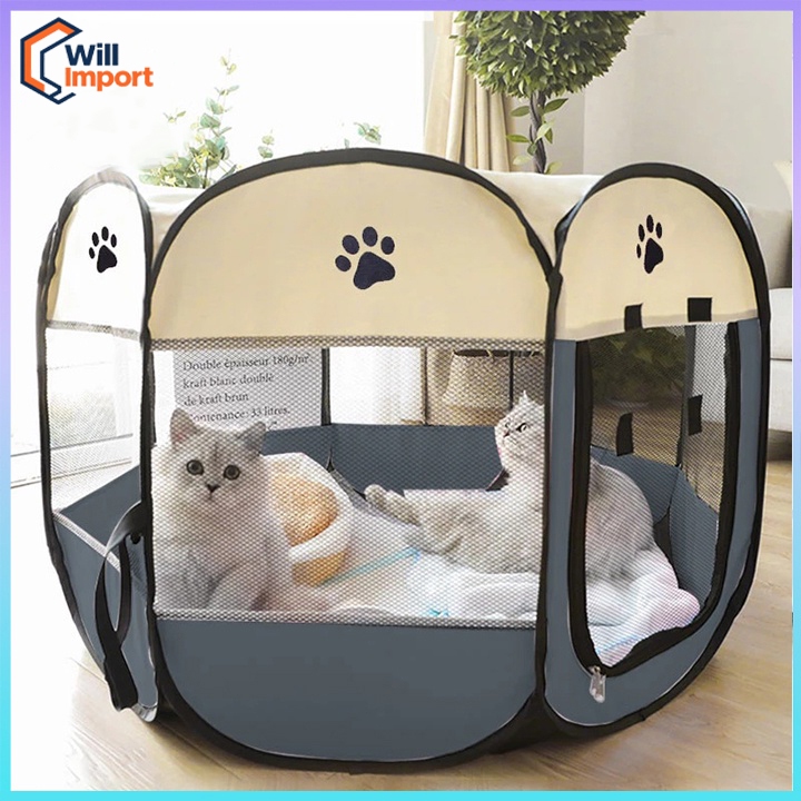 Casinha Para Pets Gatos e cachorros Grande Dobravél Portatil Resistente